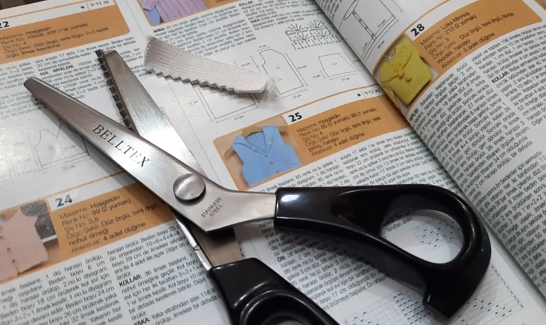 قیچی زیگزاگ مارک belltex